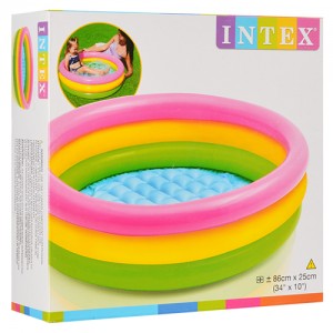 Надувний басейн дитячий Intex 58924 Веселка, 86 х 25 см