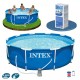 Каркасний басейн Intex 28202, 305 х 76 см, синій