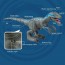 Динозавр 8001D на радиоуправлении, 67 см, ездит, пар, музыка