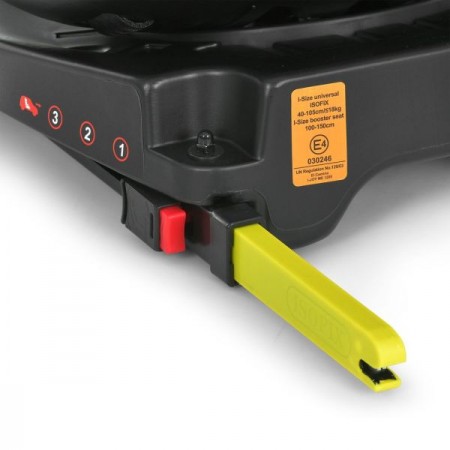 Дитяче автокрісло El Camino i-JOY ME 1205 Black i-SIZE R129, зріст дит.40-150см (від народж.до 36кг або 12р.), Top Tether, isofix, 360?, чорний