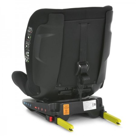 Дитяче автокрісло El Camino i-JOY ME 1205 Black i-SIZE R129, зріст дит.40-150см (від народж.до 36кг або 12р.), Top Tether, isofix, 360?, чорний