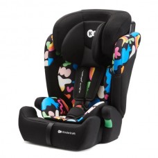 Дитяче автокрісло Kinderkraft Comfort Up i-Size чорний з малюнком KCCOUP02HAP0000 