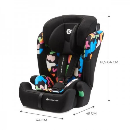 Автокресло Kinderkraft Comfort Up i-Size черный с рисунком KCCOUP02HAP0000 Автокресло Kinderkraft Comfort Up i-Size черный с рисунком KCCOUP02HAP0000