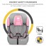 Дитяче автокрісло Kinderkraft Comfort Up i-Size сіро- рожевий KCCOUP02PNK0000