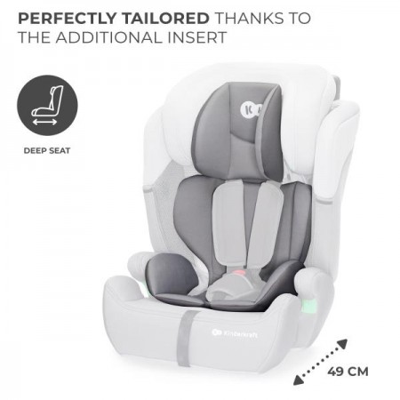 Автокресло Kinderkraft Comfort Up i-Size серый KCCOUP02GRY0000