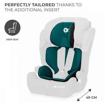 Дитяче автокрісло Kinderkraft Comfort Up i-Size зелено-чорний KCCOUP02GRE0000 Дитяче автокрісло Kinderkraft Comfort Up i-Size зелено-чорний KCCOUP02GRE0000