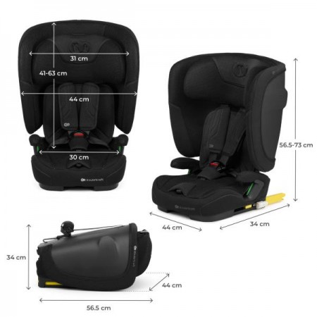 Автокресло Kinderkraft Fix2Go i-Size Black KCFI2GO0BLK0000 Автокресло Kinderkraft Fix2Go i-Size Black KCFI2GO0BLK0000