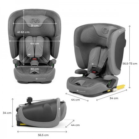 Автокрісло Kinderkraft Fix2Go i-Size Grey KCFI2GO0GRY0000 Автокрісло Kinderkraft Fix2Go i-Size Grey KCFI2GO0GRY0000