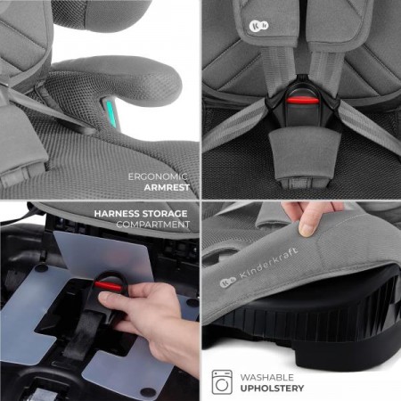 Автокрісло Kinderkraft Fix2Go i-Size Grey KCFI2GO0GRY0000 Автокрісло Kinderkraft Fix2Go i-Size Grey KCFI2GO0GRY0000