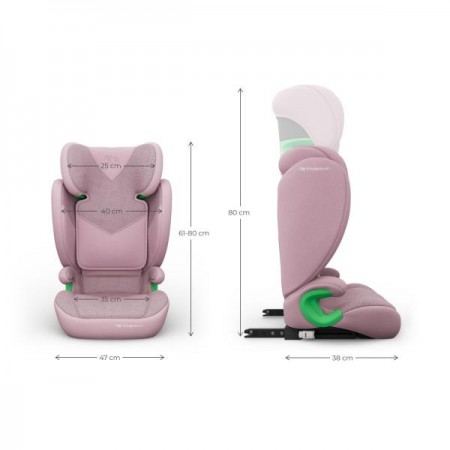 Автокрісло Kinderkraft Junior Fix 2 Plus i-Size Pink KCJUFI20PNKPL0N