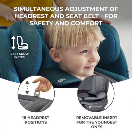 Автокрісло Kinderkraft Oneto3 i-Size Isofix сірий KCONE300GRY0000 Автокрісло Kinderkraft Oneto3 i-Size Isofix сірий KCONE300GRY0000