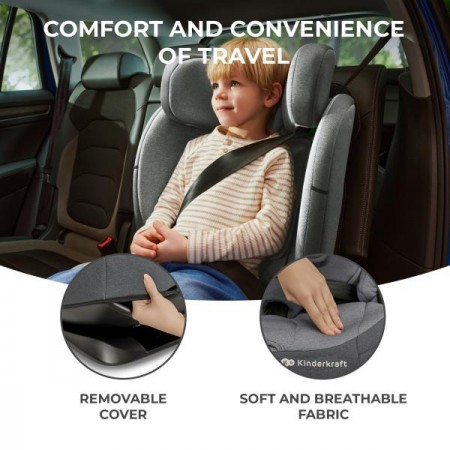 Автокрісло Kinderkraft Oneto3 i-Size Isofix сірий KCONE300GRY0000 Автокрісло Kinderkraft Oneto3 i-Size Isofix сірий KCONE300GRY0000