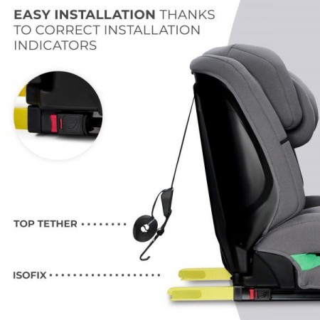 Автокрісло Kinderkraft Safety Fix 2 i-Size Isofix сірий KCSAFI02GRY0000 Автокрісло Kinderkraft Safety Fix 2 i-Size Isofix сірий KCSAFI02GRY0000