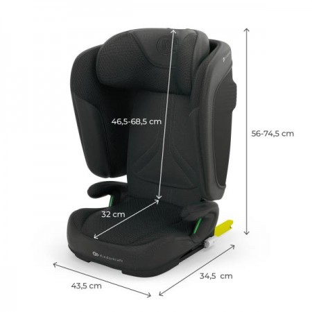 Автокресло Kinderkraft Unity 2 i-Size Black KCUNIT02BLK0000