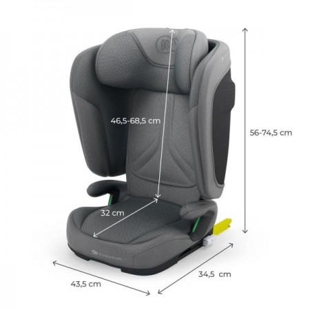 Автокресло Kinderkraft Unity 2 i-Size серый KCUNIT02GRY0000 