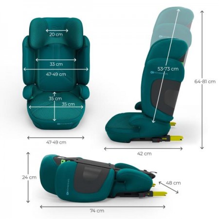 Автокрісло Kinderkraft Xpand 2 PRO i-Size Green KCXPPR02GRE0000