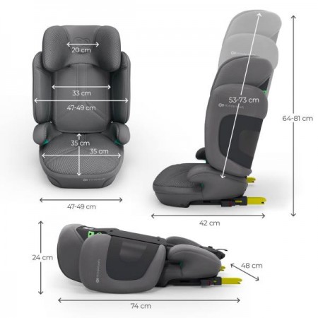 Автокрісло Kinderkraft Xpand 2 PRO i-Size Grey KCXPPR02GRY0000