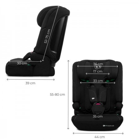 Автокрісло Kinderkraft i-Comfy i-Size Black KCICOM00BLK0000
