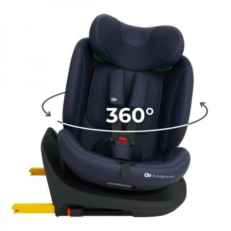 Автокрісло Kinderkraft i-Grow 2 Plus i-Size Navy KCIGRO02NAVPL00