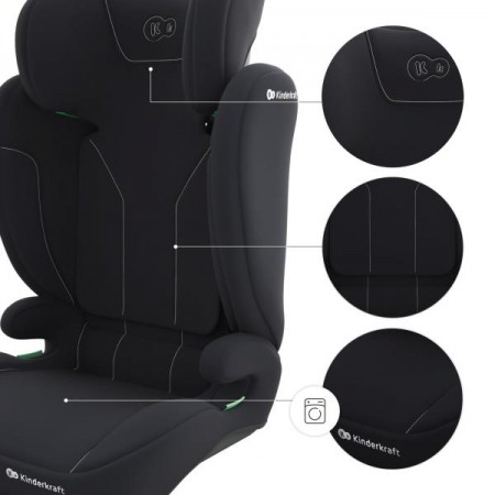Автокресло Kinderkraft i-Spark 2 Plus i-Size Black KCISPA02BLKPL00 Автокресло Kinderkraft i-Spark 2 Plus i-Size Black KCISPA02BLKPL00