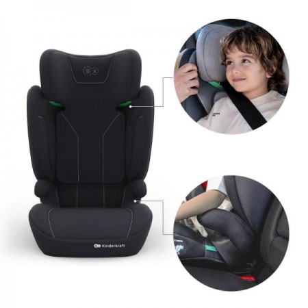 Автокресло Kinderkraft i-Spark 2 Plus i-Size Black KCISPA02BLKPL00 Автокресло Kinderkraft i-Spark 2 Plus i-Size Black KCISPA02BLKPL00