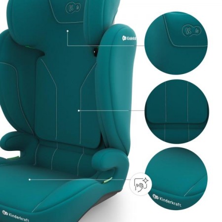 Автокрісло Kinderkraft i-Spark 2 Plus i-Size Green KCISPA02GREPL00 Автокрісло Kinderkraft i-Spark 2 Plus i-Size Green KCISPA02GREPL00
