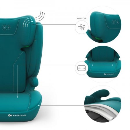 Автокрісло Kinderkraft i-Spark 2 Plus i-Size Green KCISPA02GREPL00 Автокрісло Kinderkraft i-Spark 2 Plus i-Size Green KCISPA02GREPL00