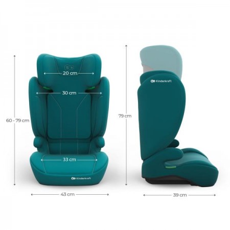 Автокрісло Kinderkraft i-Spark 2 Plus i-Size Green KCISPA02GREPL00 Автокрісло Kinderkraft i-Spark 2 Plus i-Size Green KCISPA02GREPL00