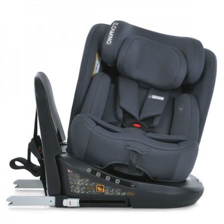 Автокресло ME 1187 i-FREE Moon Gray детское, i-SIZE R129, фаза 1,2(40-150см), top tether, isofix, 360, темно-серый Автокресло ME 1187 i-FREE Moon Gray детское, i-SIZE R129, фаза 1,2(40-150см), top tether, isofix, 360, темно-серый