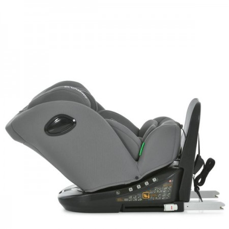 Автокресло ME 1187 i-FREE Shadow Gray детское, i-SIZE R129, фаза 1,2 (40-150см), top tether, isofix, 360, серый