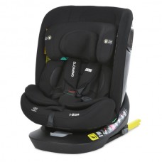 Автокрісло ME 1188 i-HOLD Black дитяче, i-SIZE R129, фаза 1,2 (зріст дит.40-150см), Top Tether, isofix, поворот 360?, чорний