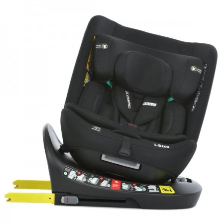 Автокресло ME 1188 i-HOLD Black детское, i-SIZE R129, фаза 1,2 (рост дет.40-150см), Top Tether, isofix, поворот 360?, черный Автокресло ME 1188 i-HOLD Black детское, i-SIZE R129, фаза 1,2 (рост дет.40-150см), Top Tether, isofix, поворот 360?, черный