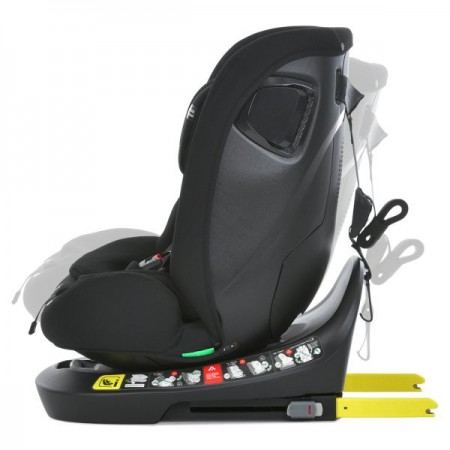 Автокресло ME 1188 i-HOLD Black детское, i-SIZE R129, фаза 1,2 (рост дет.40-150см), Top Tether, isofix, поворот 360?, черный Автокресло ME 1188 i-HOLD Black детское, i-SIZE R129, фаза 1,2 (рост дет.40-150см), Top Tether, isofix, поворот 360?, черный