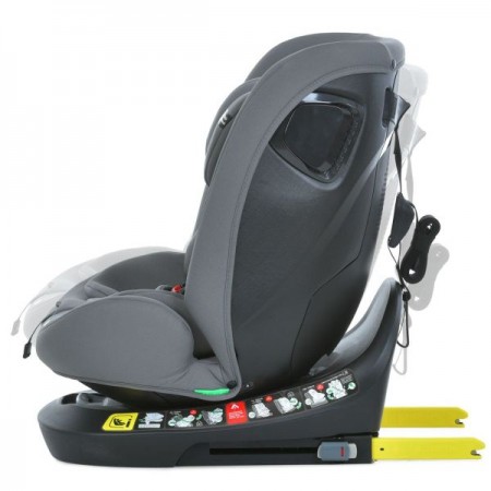 Автокресло ME 1188 i-HOLD Shadow Gray детское, i-SIZE R129, фаза 1,2 (рост дет.40-150см), Top Tether, isofix, поворот 360?, серый Автокресло ME 1188 i-HOLD Shadow Gray детское, i-SIZE R129, фаза 1,2 (рост дет.40-150см), Top Tether, isofix, поворот 360?, серый