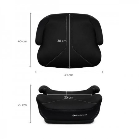 Автокресло-бустер Kinderkraft i-Boost 2 Black KCIBOO02BLK0000
