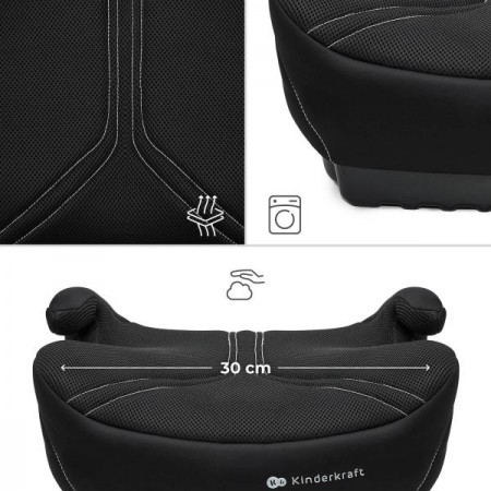 Автокрісло-бустер Kinderkraft i-Boost 2 Pro Black KCIBOO02BLKPR00