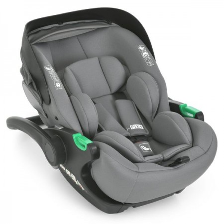 Дитяче автокрісло дитяче El Camino i-FIX+ ME 1110 Simply Gray i-SIZE R129, зріст дитини 40-87см, рег.підголівник, 2 ур.,москіт,чохол, cірий Дитяче автокрісло дитяче El Camino i-FIX+ ME 1110 Simply Gray i-SIZE R129, зріст дитини 40-87см, рег.підголівник, 2 ур.,москіт,чохол, cірий