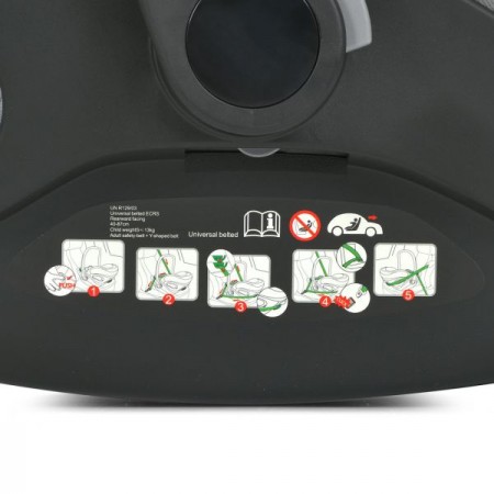 Дитяче автокрісло дитяче El Camino i-FIX+ ME 1110 Simply Gray i-SIZE R129, зріст дитини 40-87см, рег.підголівник, 2 ур.,москіт,чохол, cірий Дитяче автокрісло дитяче El Camino i-FIX+ ME 1110 Simply Gray i-SIZE R129, зріст дитини 40-87см, рег.підголівник, 2 ур.,москіт,чохол, cірий