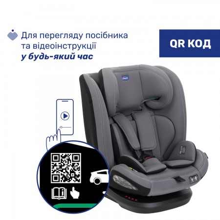 Дитяче автокрісло Mokita i-Size, група 1/2/3 арт. 87033.73 колір Сірий