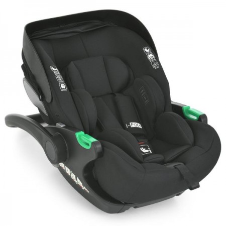 Детское автокресло El Camino i-FIX+ ME 1110 Moon Black i-SIZE R129, рост ребенка 40-87см, рег.подголовник, 2 ур.,москит,чехол, черный Детское автокресло El Camino i-FIX+ ME 1110 Moon Black i-SIZE R129, рост ребенка 40-87см, рег.подголовник, 2 ур.,москит,чехол, черный