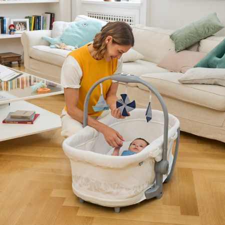 Кроватка-стульчик 5 в 1 Baby Hug Pro арт. 87076.40 цвет Серый