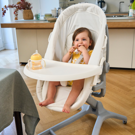 Кроватка-стульчик 5 в 1 Baby Hug Pro арт. 87076.40 цвет Серый