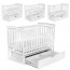 Кроватка-трансформер детская BabyToys DS-101 с ящиком и маятником