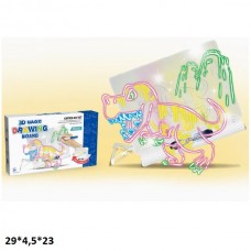 Доска для рисования 3D BabyToys 6619 со светом