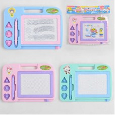 Магнитная доска для рисования BabyToys со штампами 22х13 см