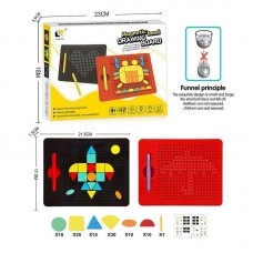 Магнитная доска BabyToys TSQ-380A 2в1, 112 деталей