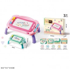 Доска для рисования BabyToys 628 цветная с печатками