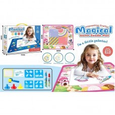 Коврик для рисования BabyToys с водными маркерами и штампами