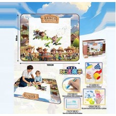 Коврик для рисования BabyToys YYD 0315 100х80 см разноцветный