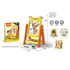 Детский мольберт BabyToys двусторонний с магнитной азбукой